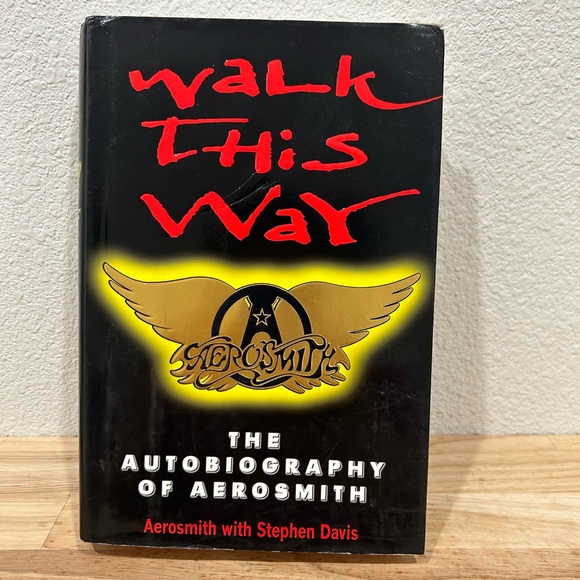 Walk This Way Autobiography Of Aerosmith Hardcover 1st Ed 1st Print 1997 Avon - Picture 1 of 10